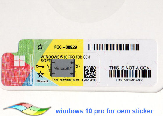 China Windows 10 Betriebssysteme der Produkt-Schlüssel-Software-64Bit online aktiviert nagelneue echte Lizenz fournisseur